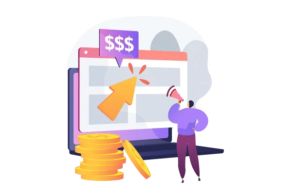 یک فرد در حال توضیح نحوه محاسبه قیمت تولید محتوا.